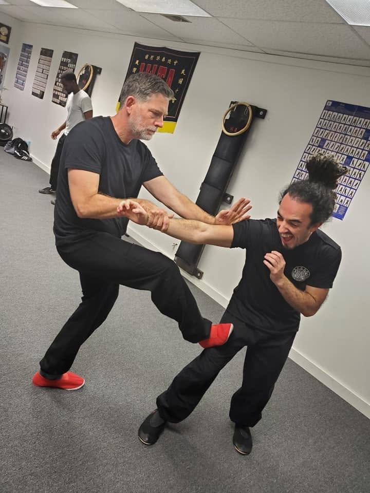 Jeff and Tad training